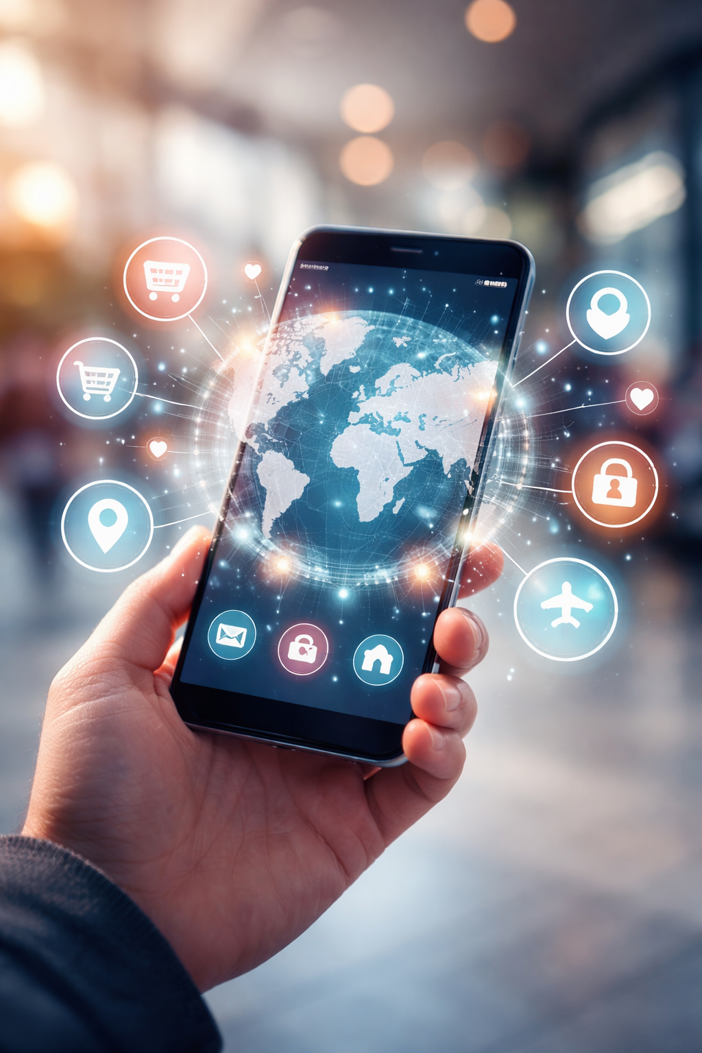 Digitale Netzwerke verbinden Menschen weltweit – gleichzeitig entstehen neue Fragen zu Datenschutz und ökonomischer Nutzung.